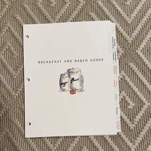 Cookbook Organizers/Dividers